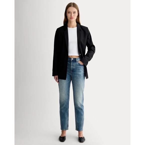 Everlane The '90s Cheeky Jean Vintage Mid Blue Size 27 Regular EUC - Picture 3 of 13